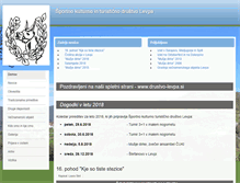 Tablet Screenshot of drustvo-levpa.si